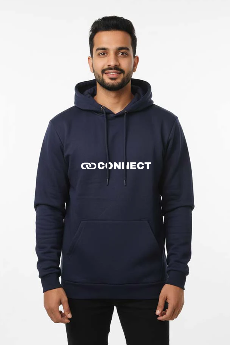 Connect Classic Hoodie Navy Blue