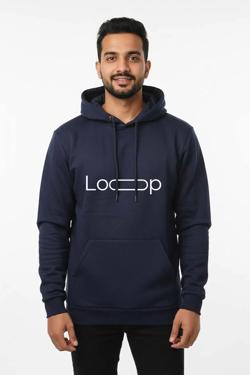 Loop Classic Hoodie Navy Blue