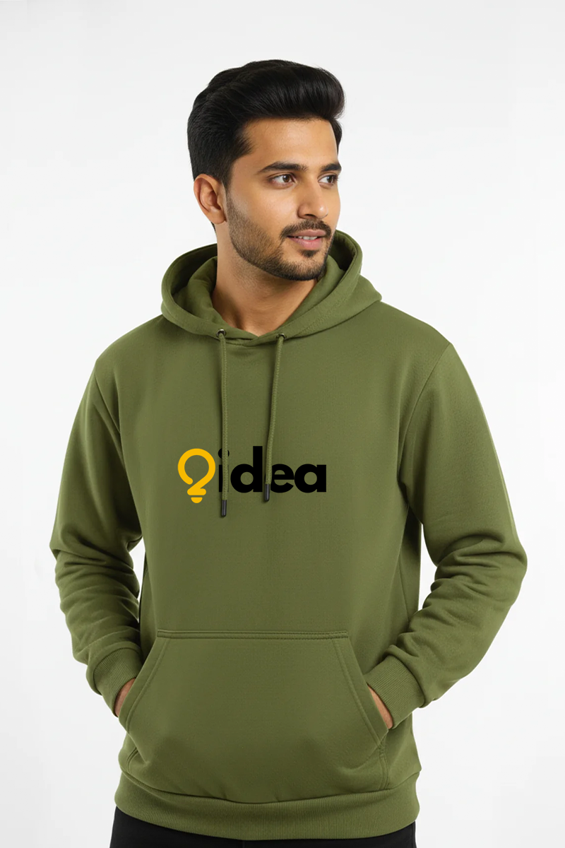 Idea Classic Hoodie Olive Green