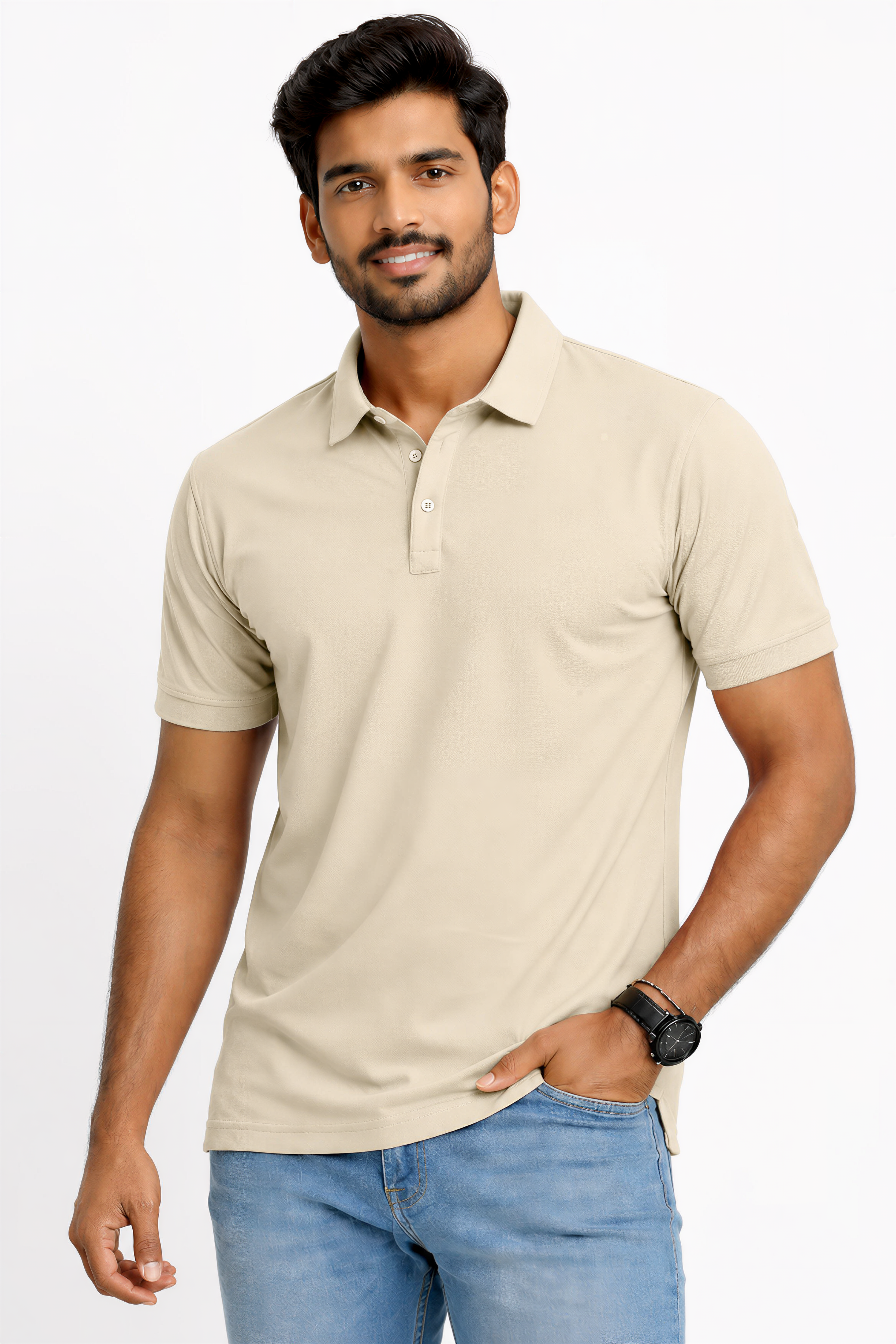 Armor Polo Cream Color Tshirt