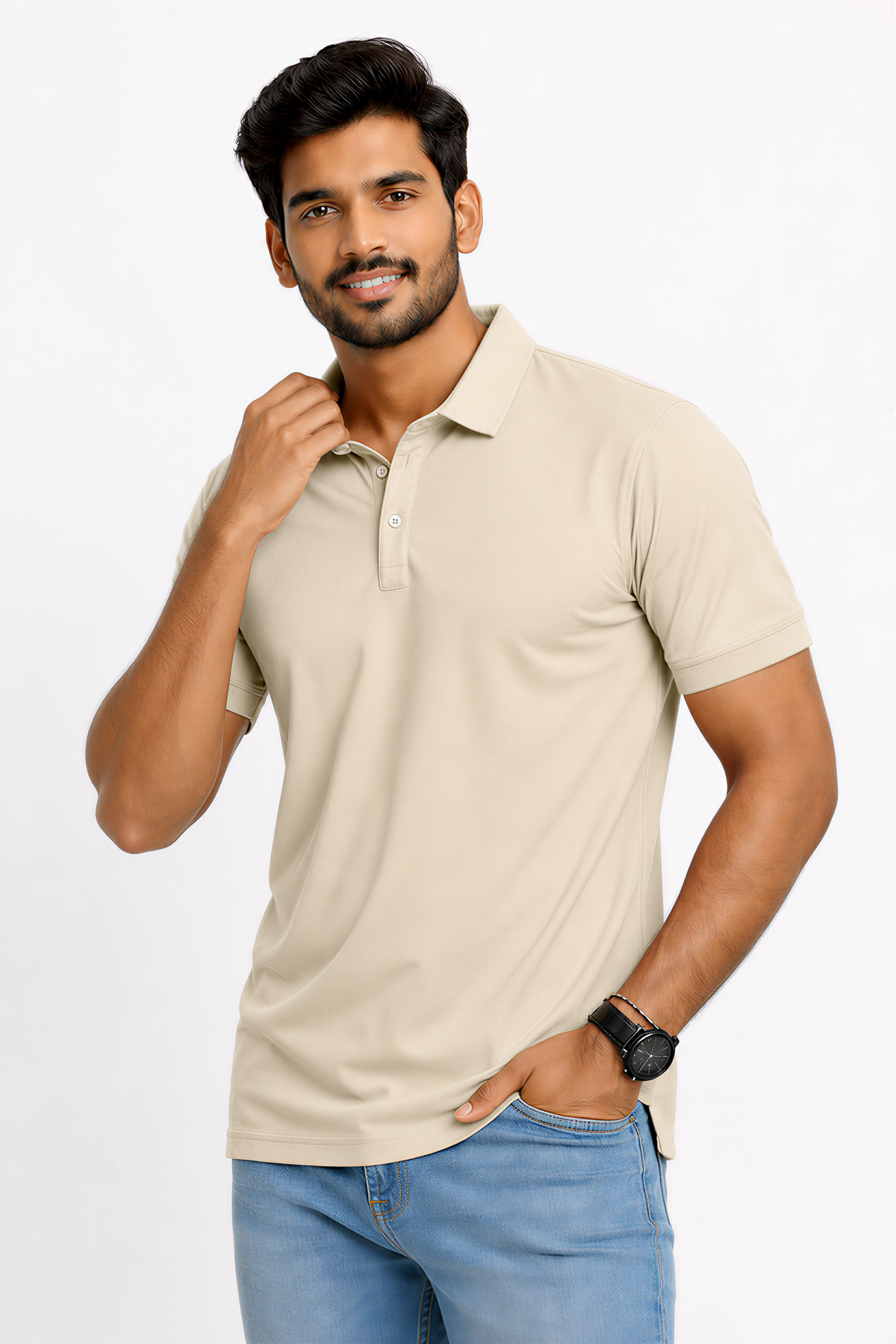 Armor Polo Cream Color Tshirt