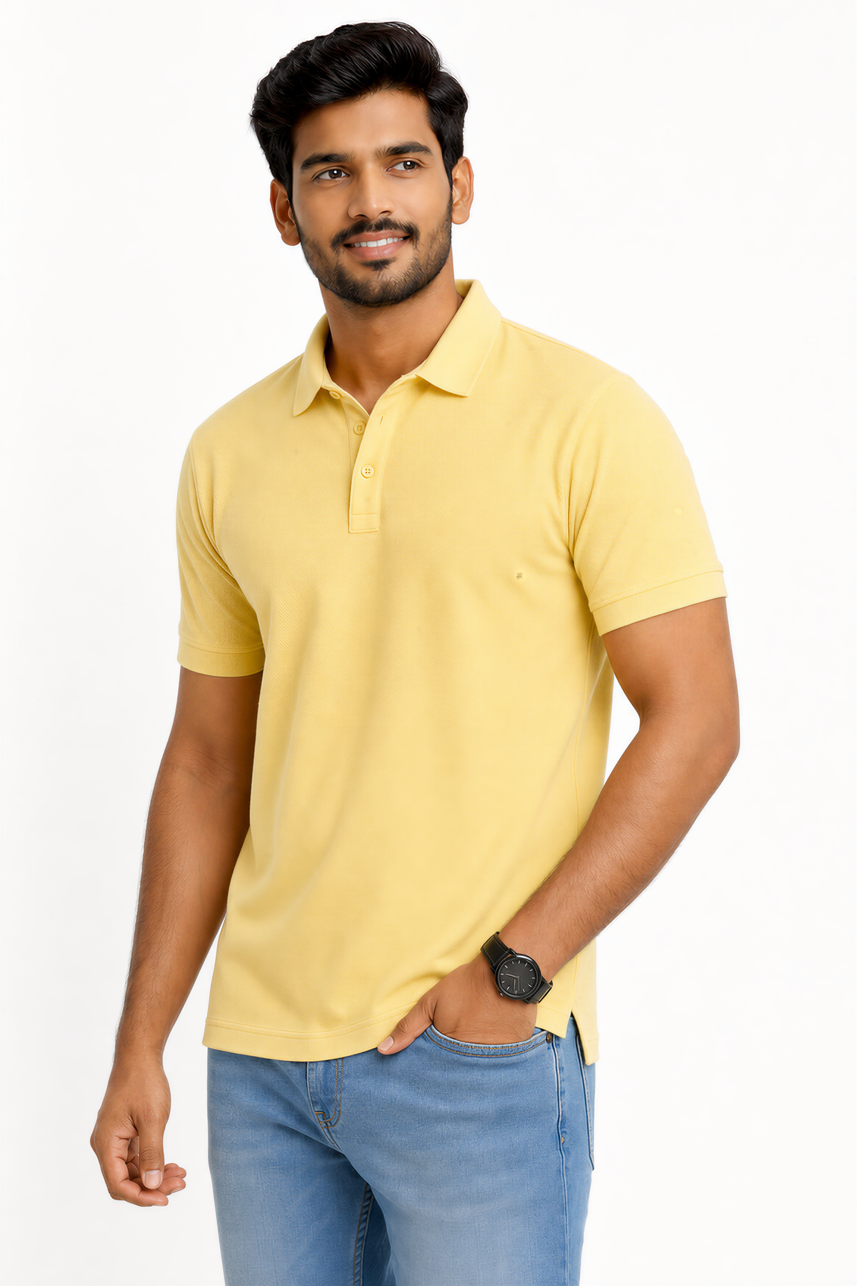 Armor Dry Fit Sunshine Yellow Polo T-shirt