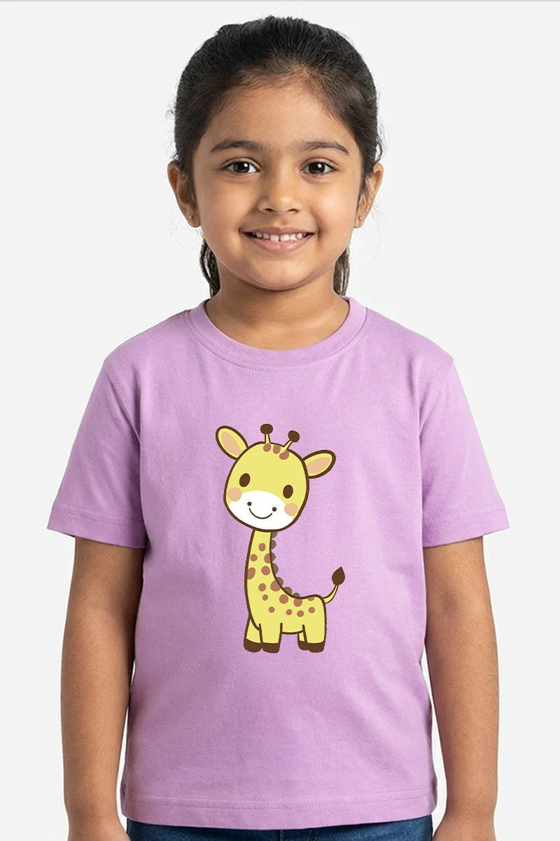 Printed Soft Cotton Tee Lavender