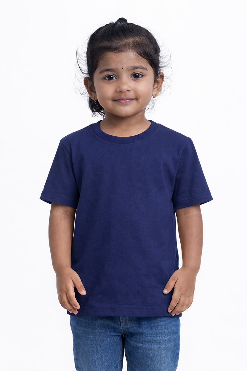 Soft Cotton Tee Navy Blue
