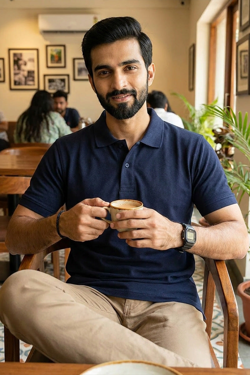 Premium Cotton Polo T-Shirt for Men