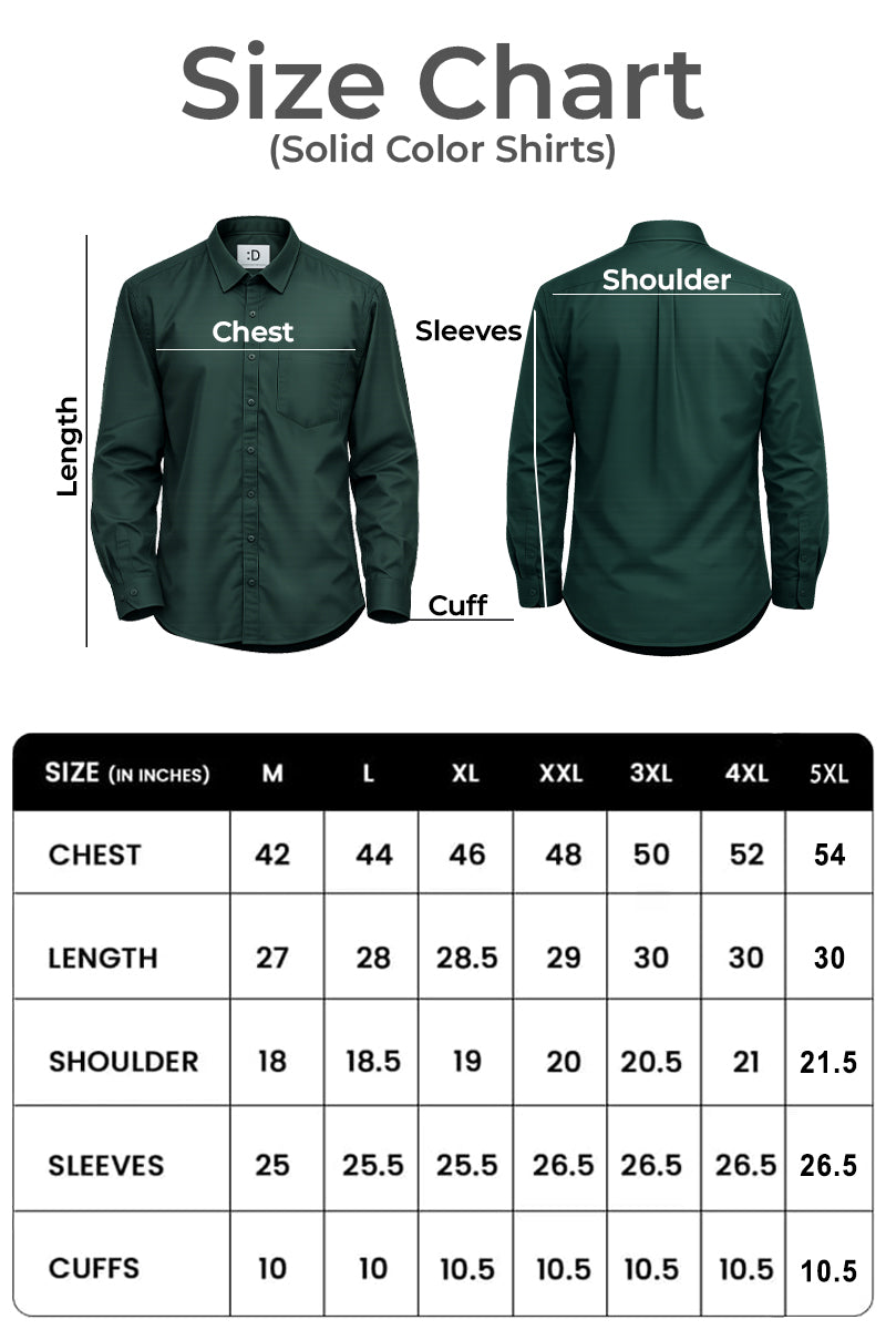 Plain Casual Solid Shirts - Pack of 2