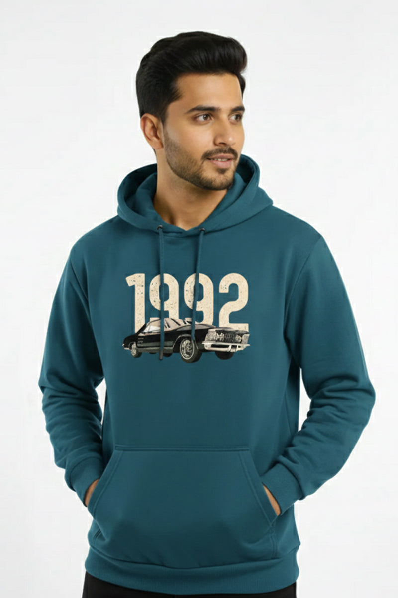 1992 Classic Hoodie Teal Blue