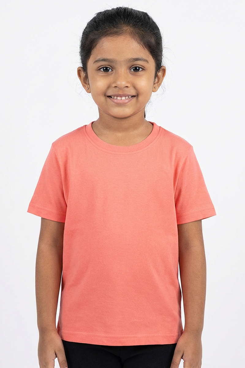 Soft Cotton Tee Peach