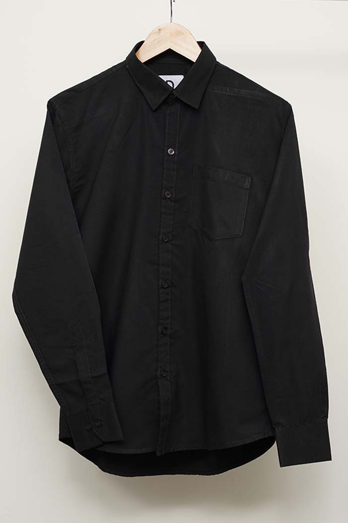 Black Solid Shirt