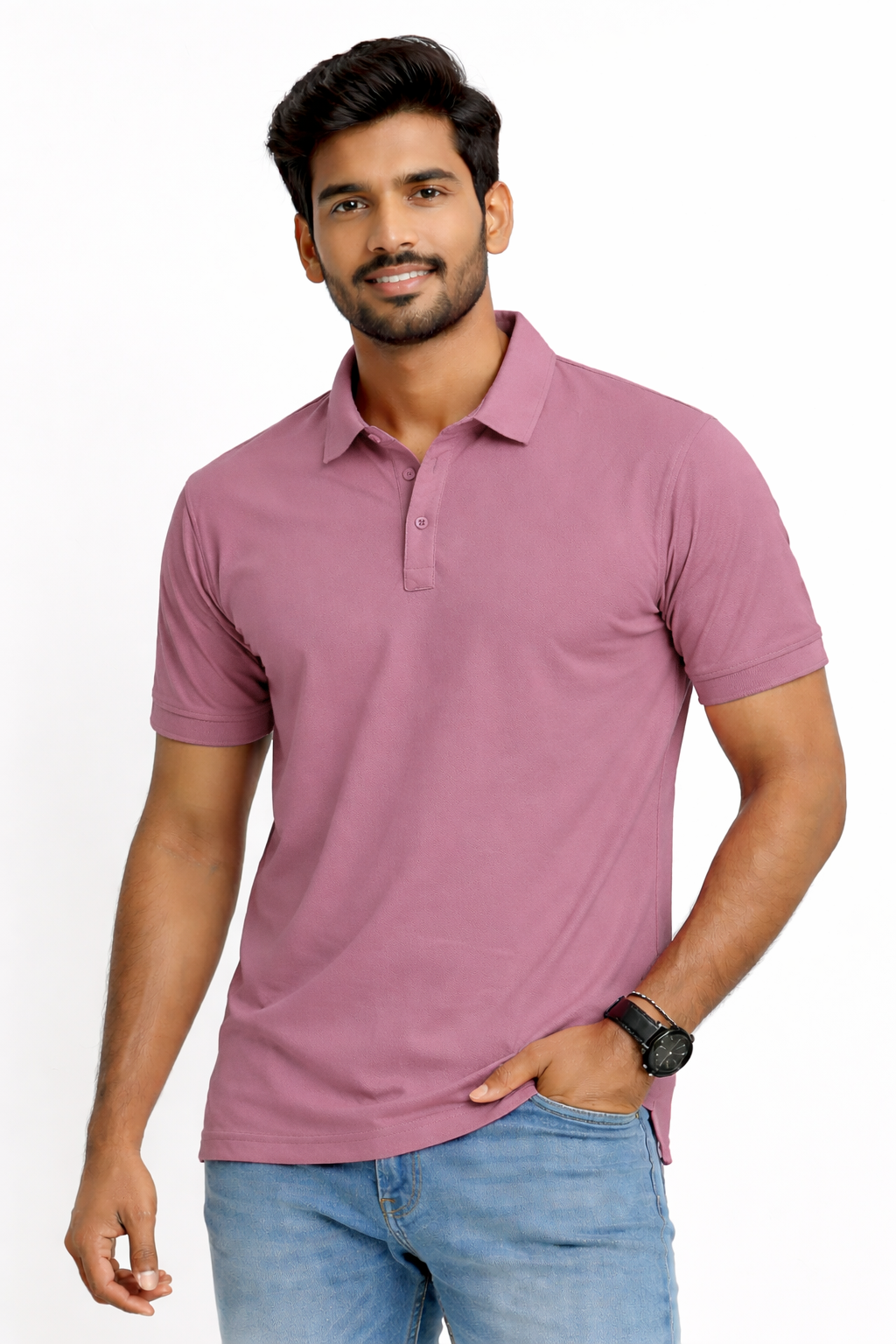 Armor Dry Fit Rose Pink Polo -Tshirt