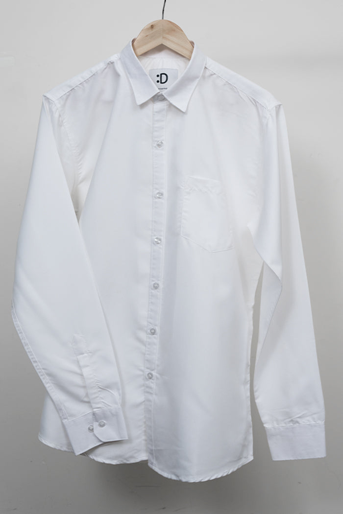 White Solid Shirt