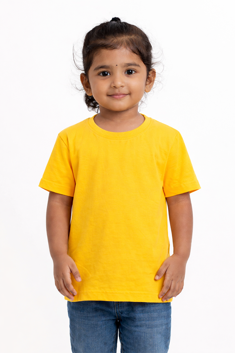 Soft Cotton Tee Yellow