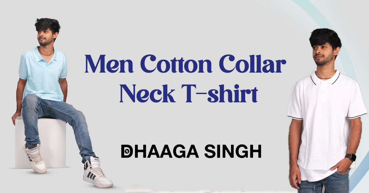Dhaagasingh Men Collar Neck T-Shirts