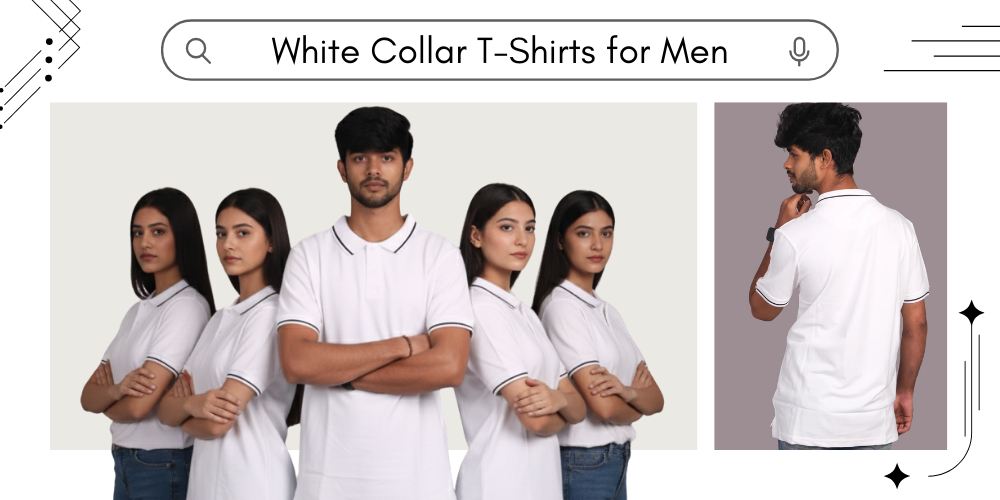 White Collar T-Shirts for Men – The Minimalist’s Power Move
