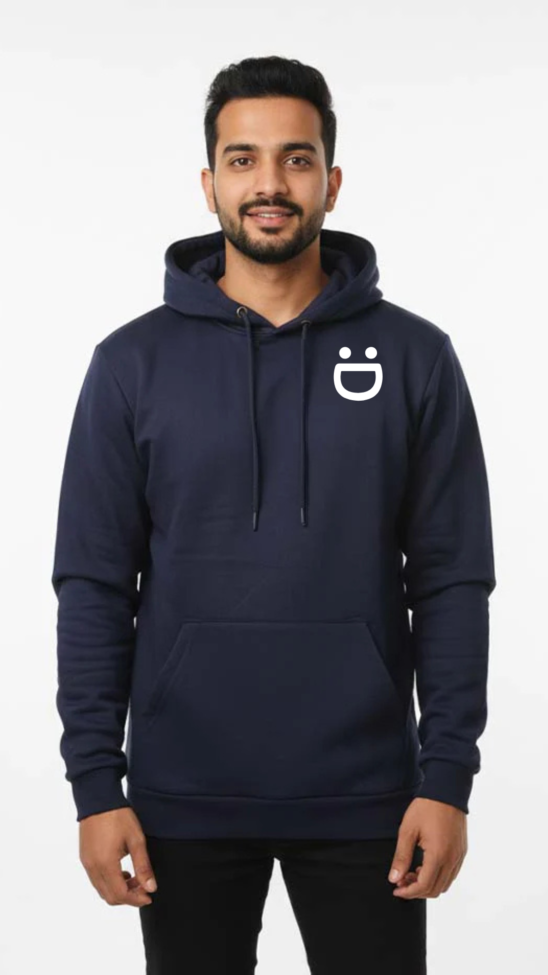 Keep Life Simple Classic Hoodie Navy Blue