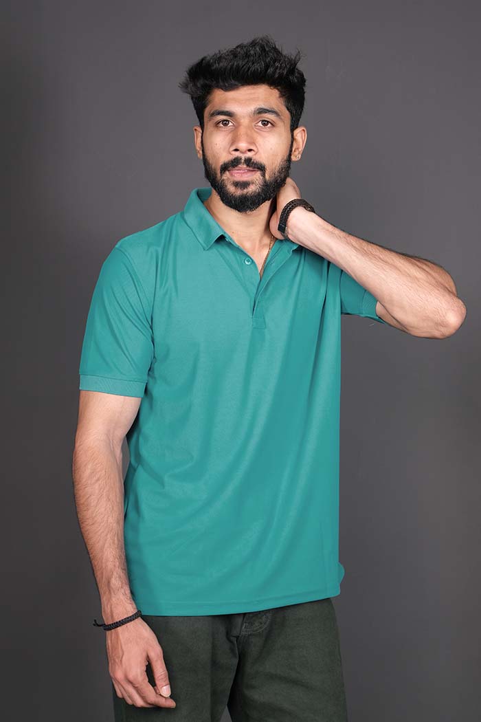 Armor Dry Fit Harbour Blue Polo T-shirt