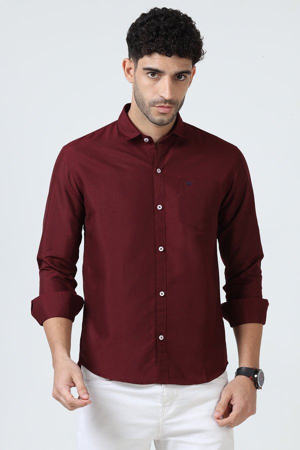 Plain Cotton Solid Shirt