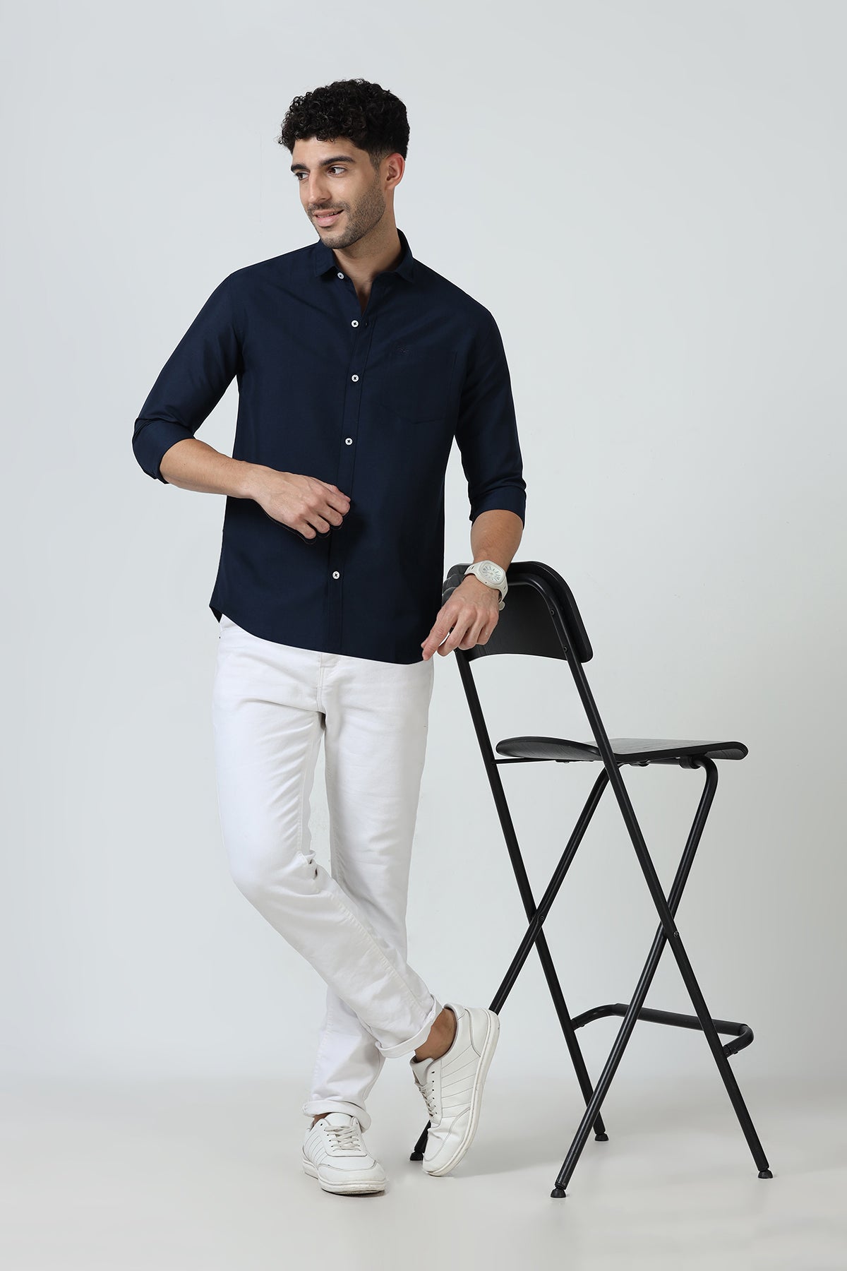 Plain Cotton Solid Shirt