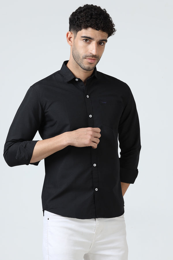 Plain Cotton Solid Shirt