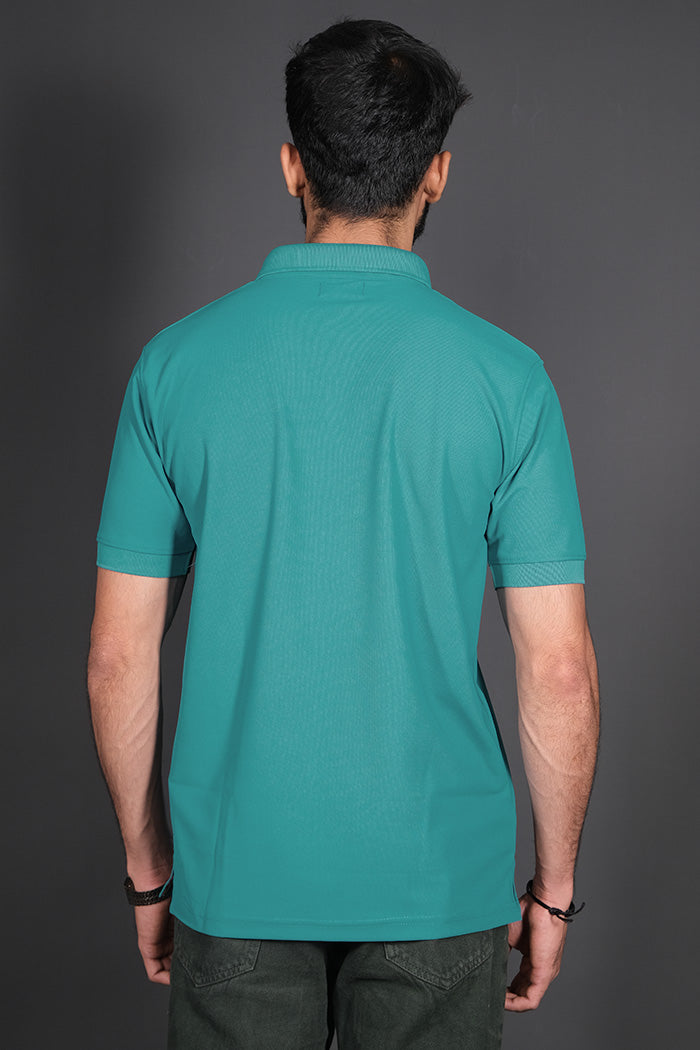 Armor Dry Fit Harbour Blue Polo T-shirt
