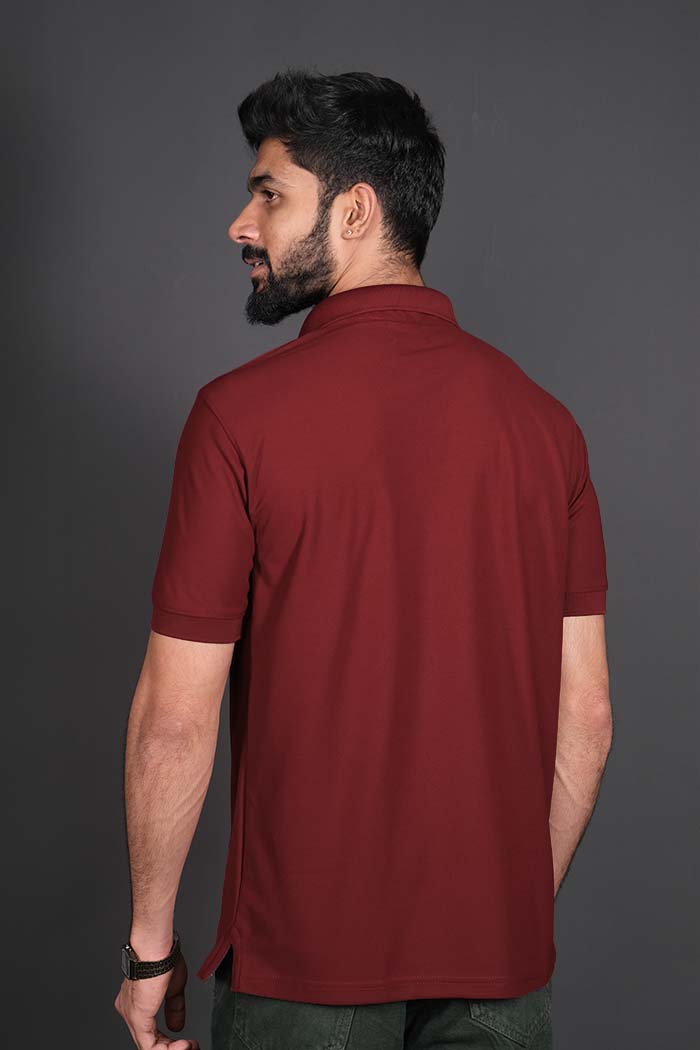 Armor Dry Fit French Wine Polo T-shirt