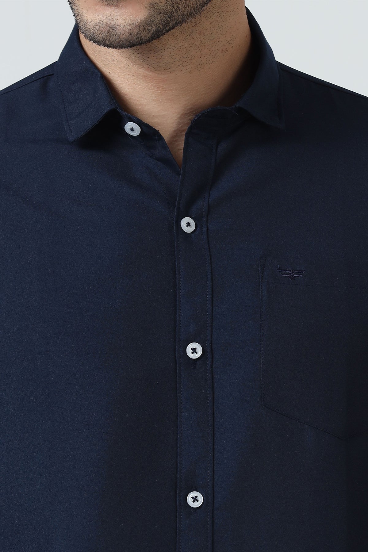 Plain Cotton Solid Shirt