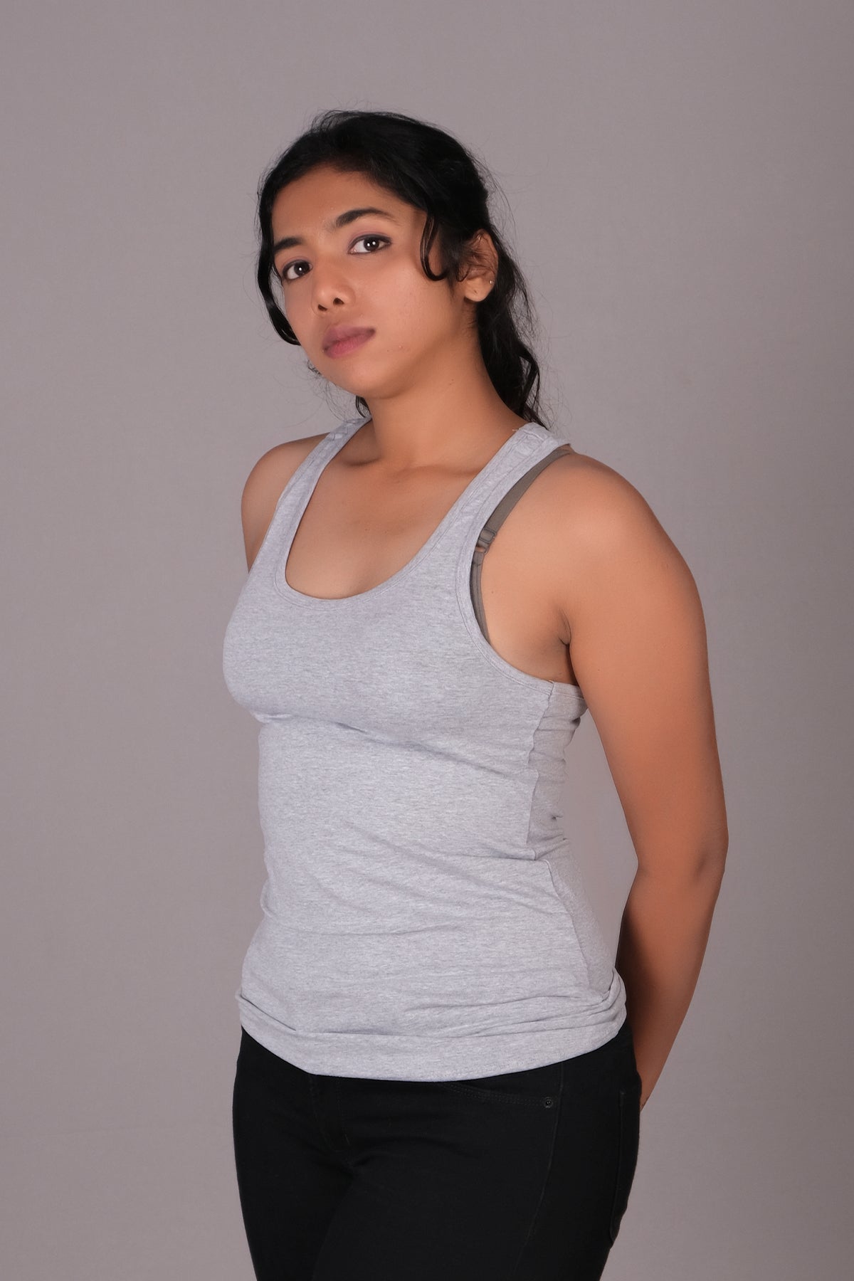 LACEVOZ Soft Cotton U-Neck Slip Innerwear Camisole