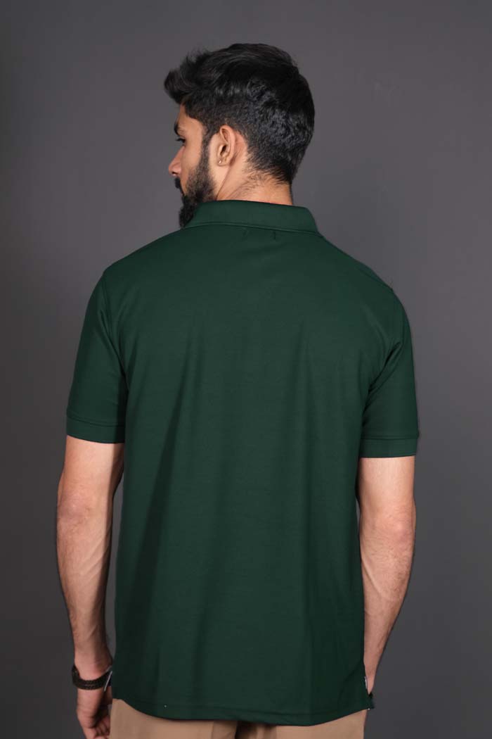 Armor Dry Fit Pine Green Polo T-shirt