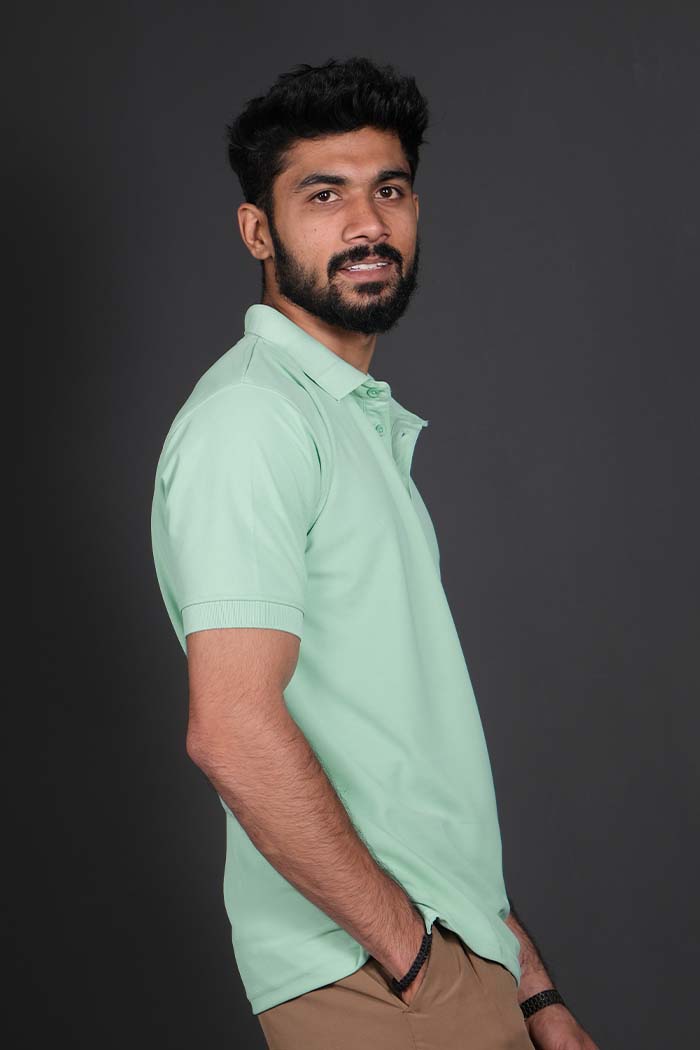 Armor Dry Fit Ice Green Polo T-shirt