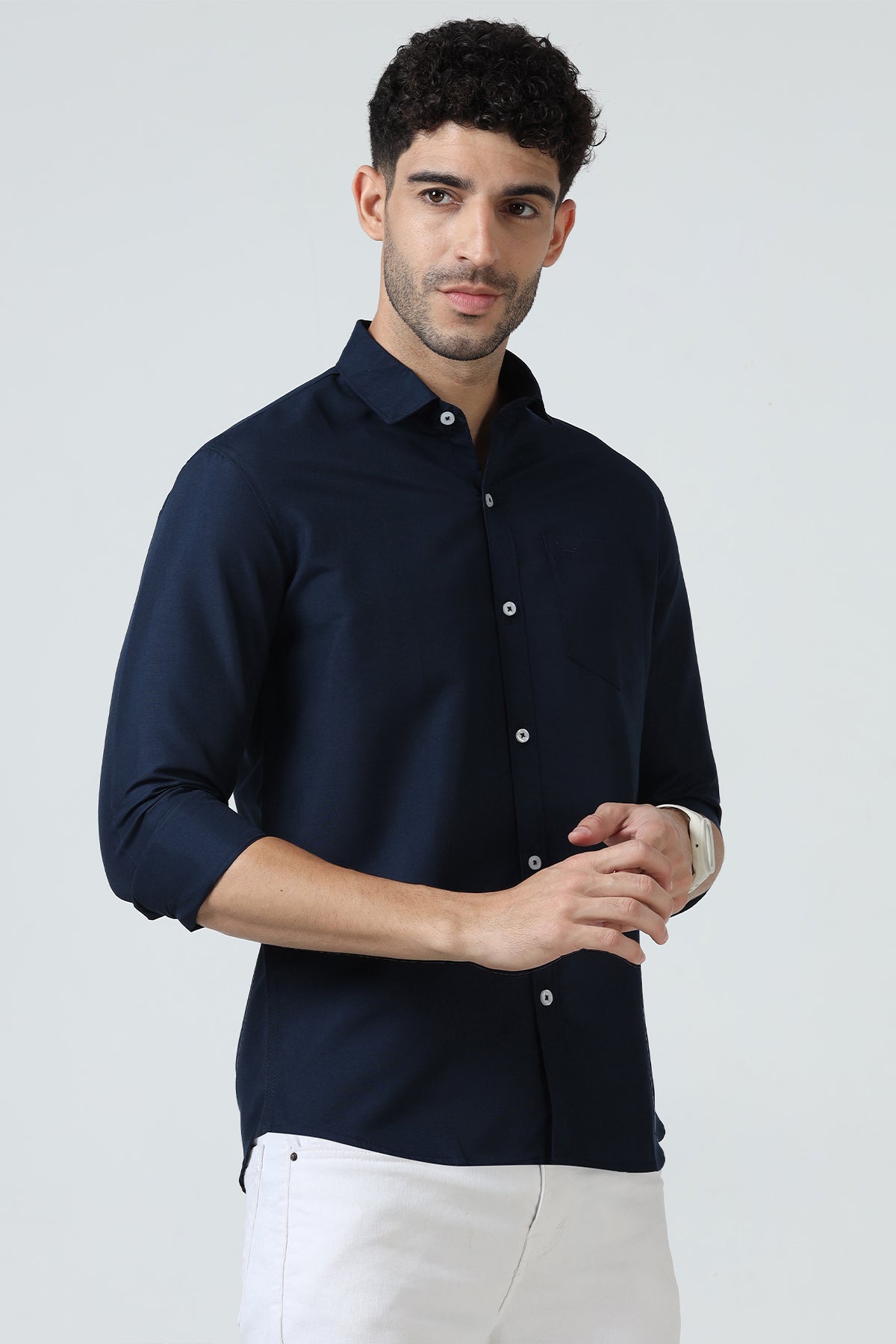 Plain Cotton Solid Shirt