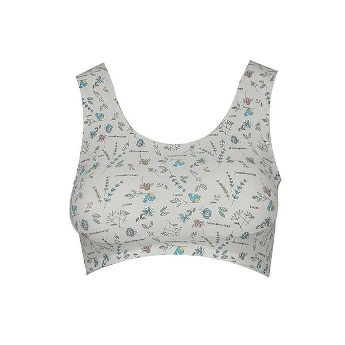 LACEVOZ Women's Padded Printed Sports Bra for Workout Gym Yoga Dancing