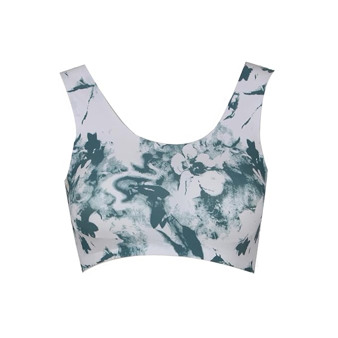 LACEVOZ Women's Padded Printed Sports Bra for Workout Gym Yoga Dancing