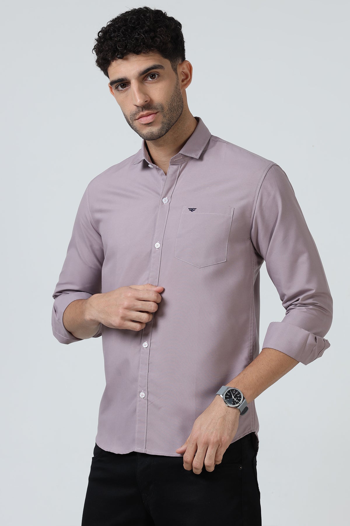 Plain Cotton Solid Shirt