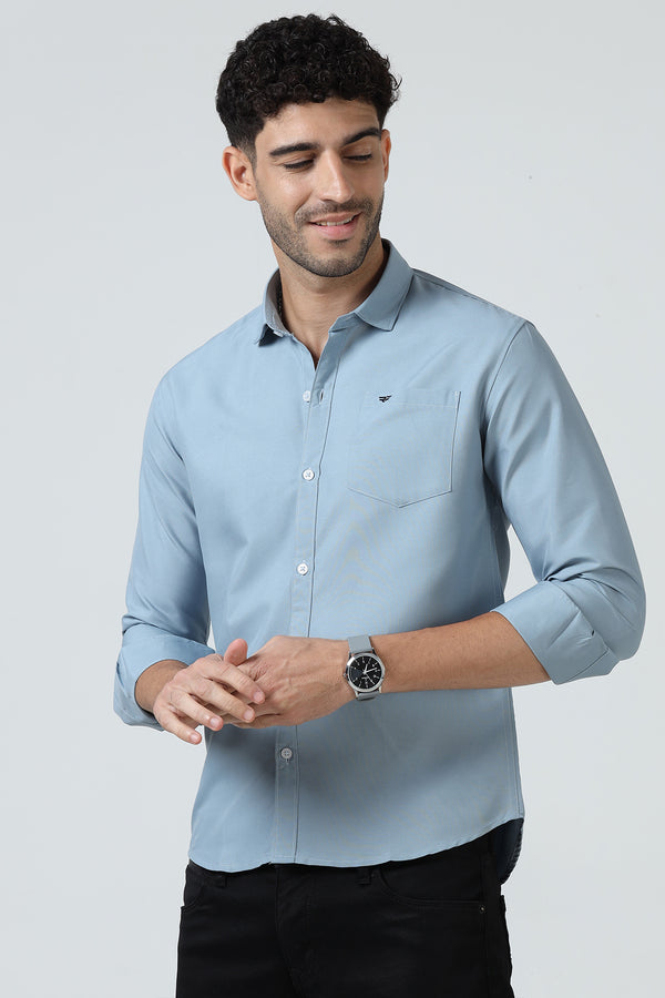 Plain Cotton Solid Shirt