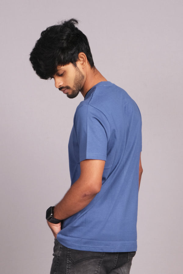 Men Cotton Round Neck T-shirt