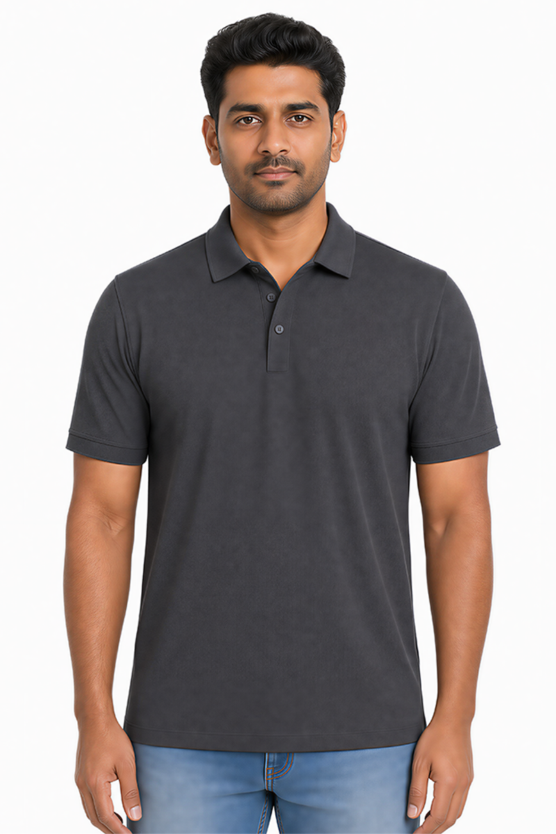 Armor Polo Charcoal Tshirt