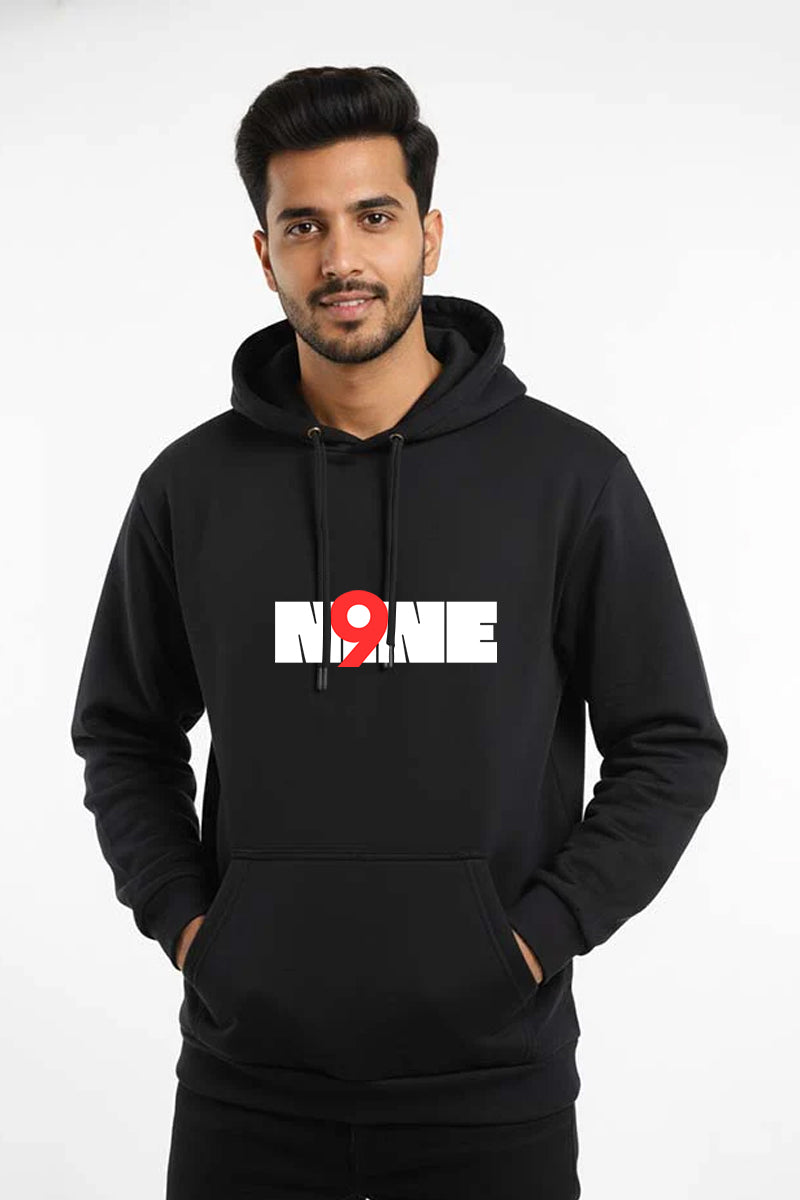 Nine Casual Hoodie Black