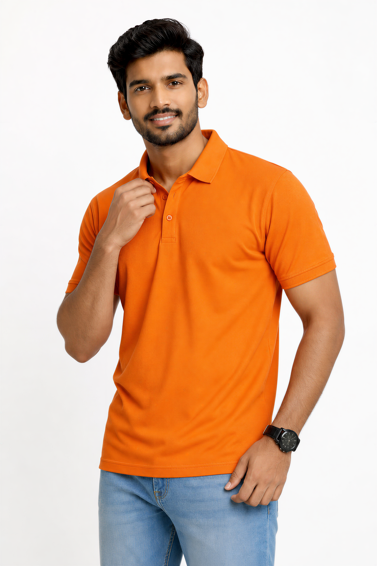 Armor Dry Fit Orange Polo T-shirt