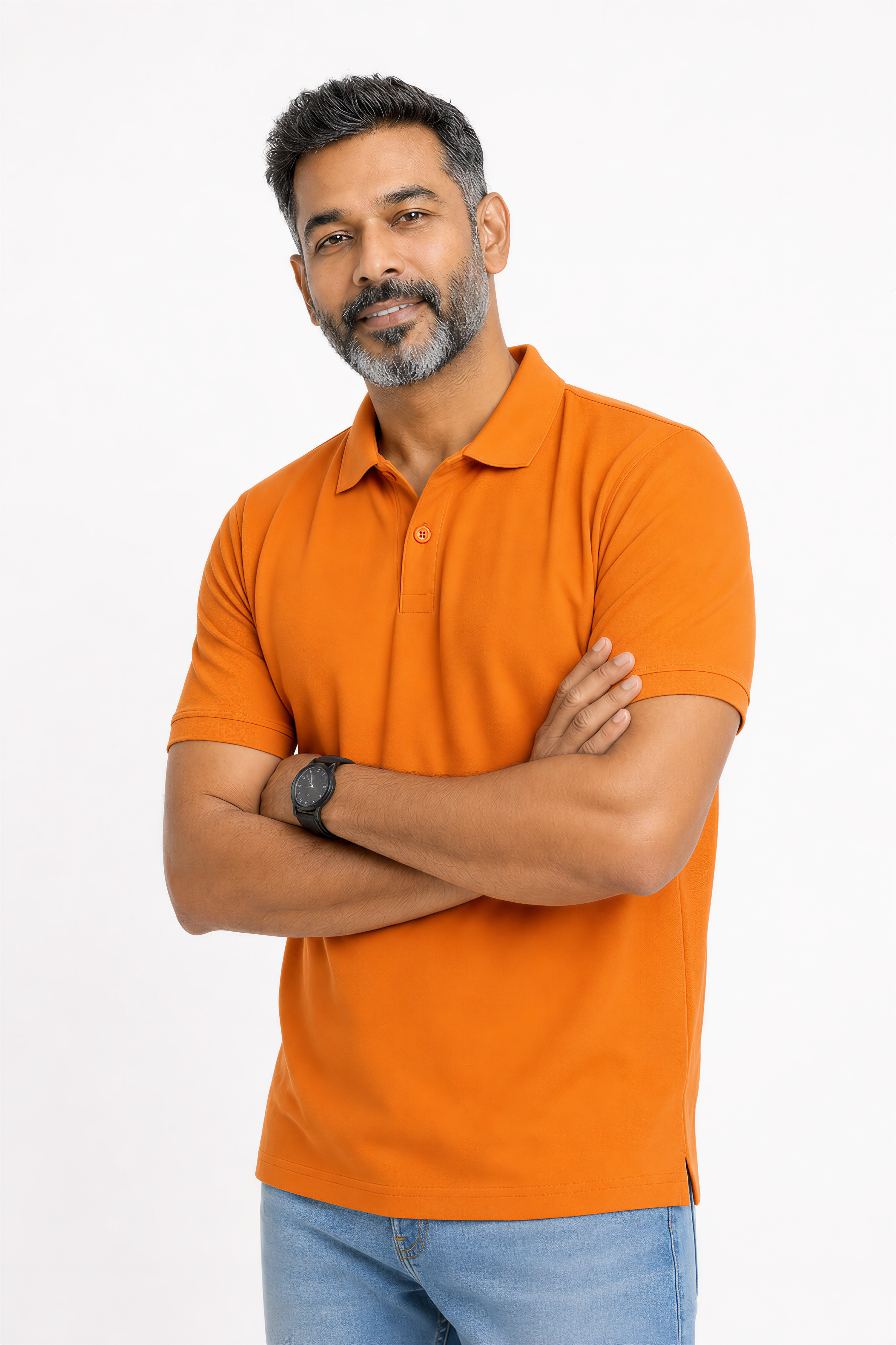 Armor Dry Fit Orange Polo T-shirt