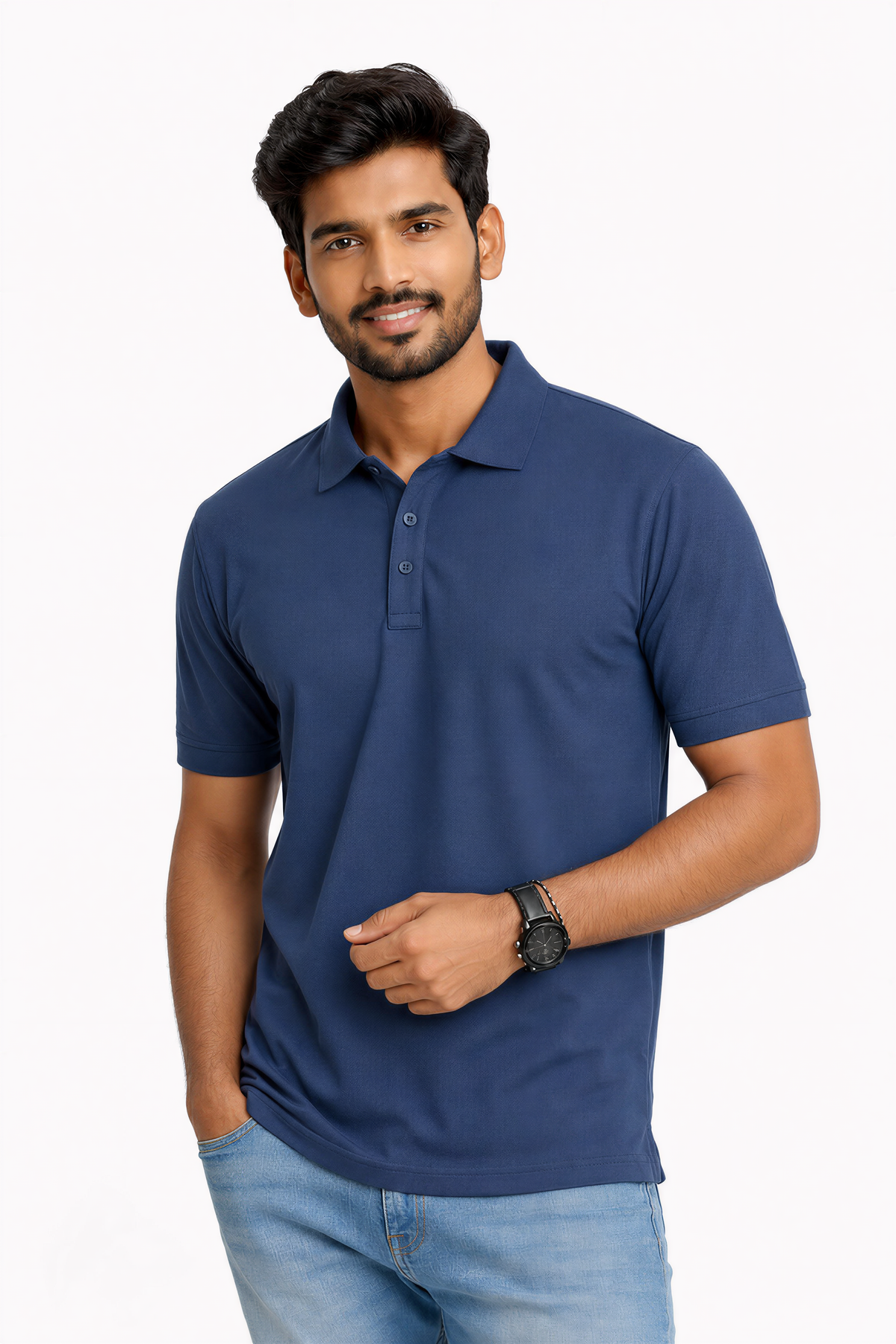 Armor Dry Fit Rama Blue Polo T-shirt