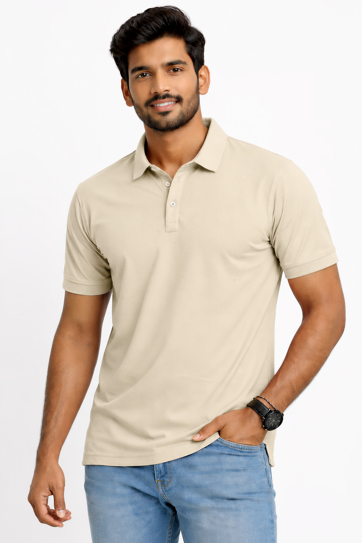 Armor Polo Cream Color Tshirt