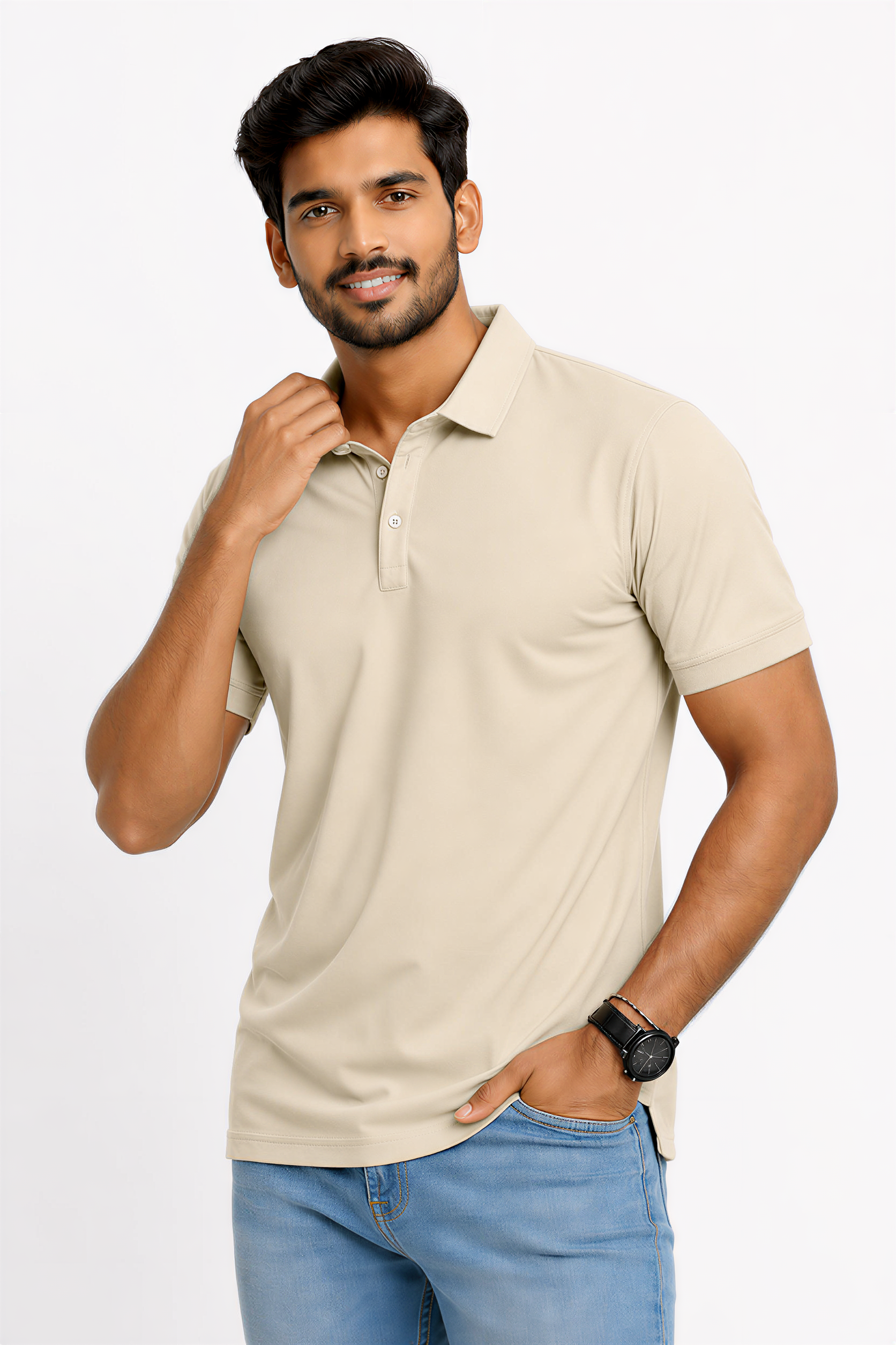 Armor Polo Cream Color Tshirt