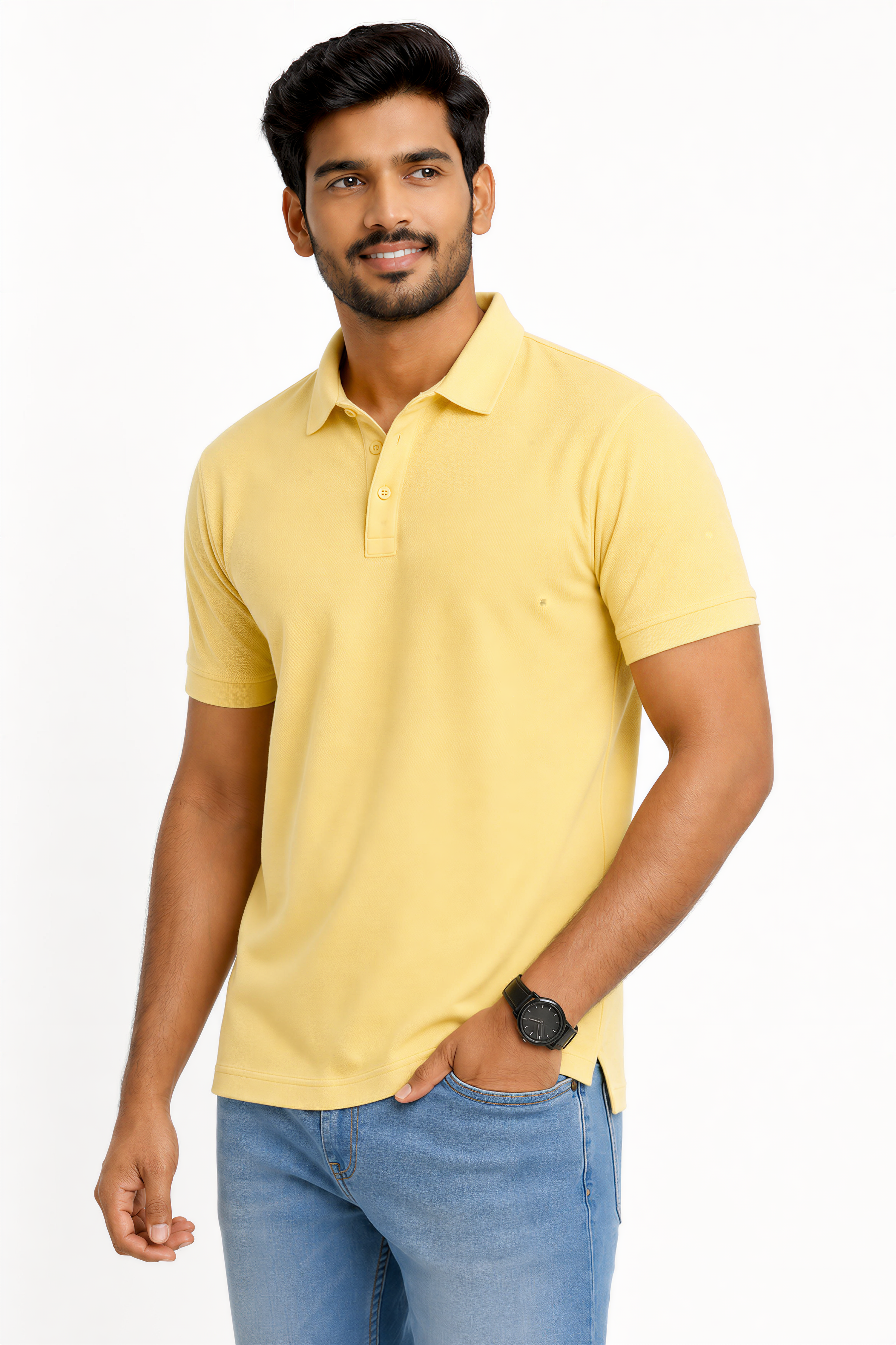 Armor Dry Fit Sunshine Yellow Polo T-shirt