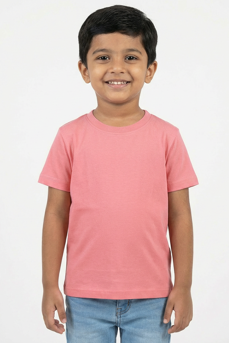 Boys Soft Cotton T-shirt Pink