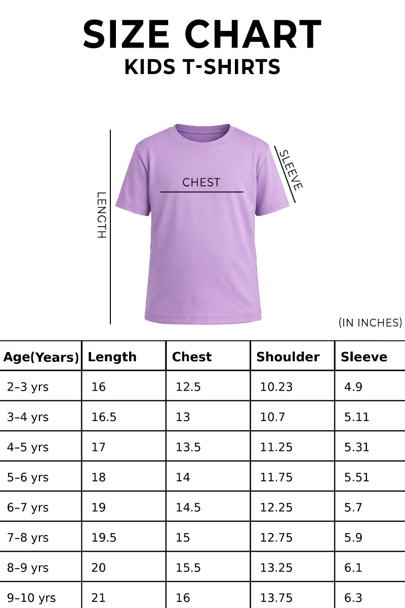 Kids Soft Cotton Round Neck Tees Pack of 3