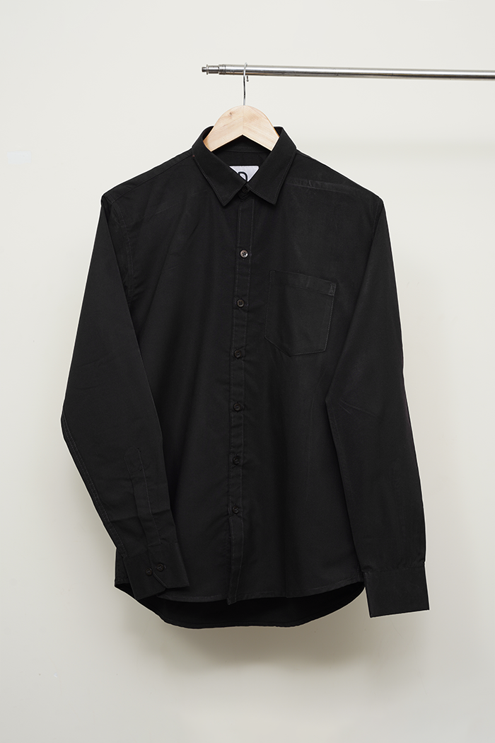 Black Solid Shirt