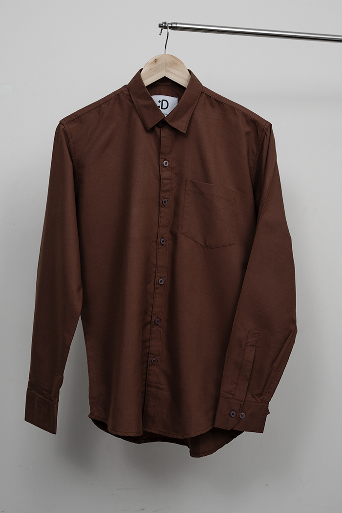 Brown Solid Shirt