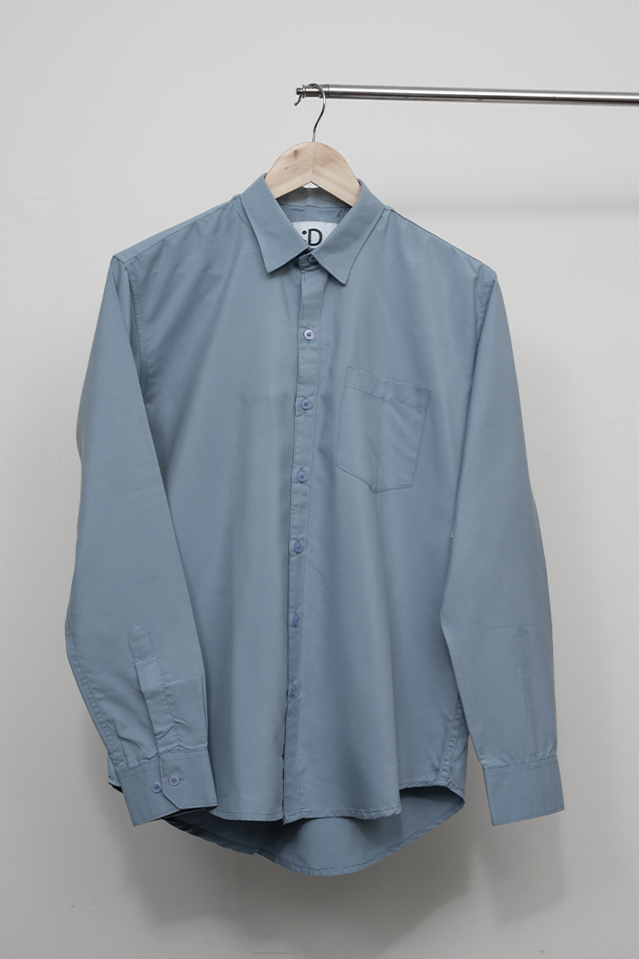 Light Blue Solid Shirt