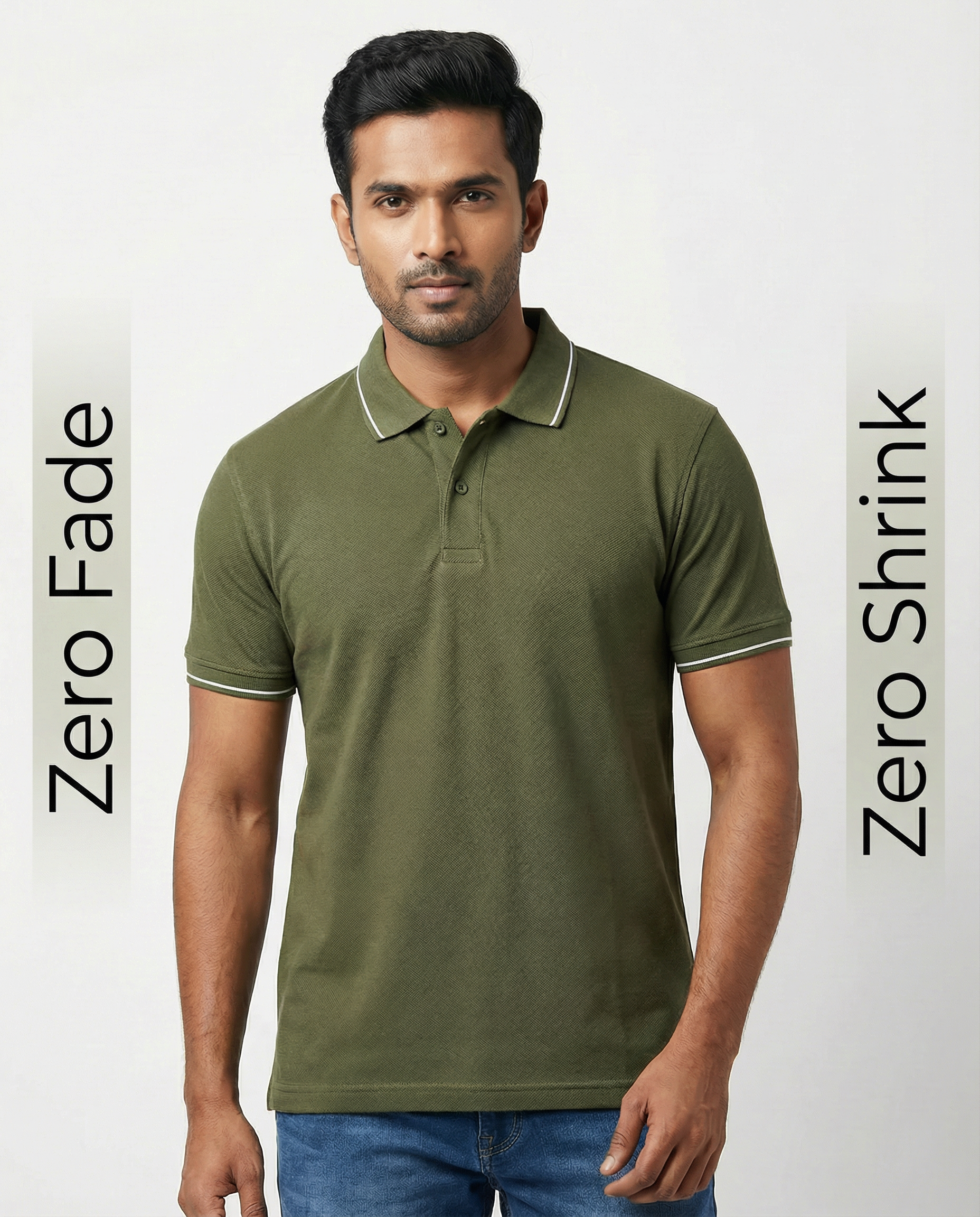 Pre Shrunk Cotton Pocket T-shirt Olive Green