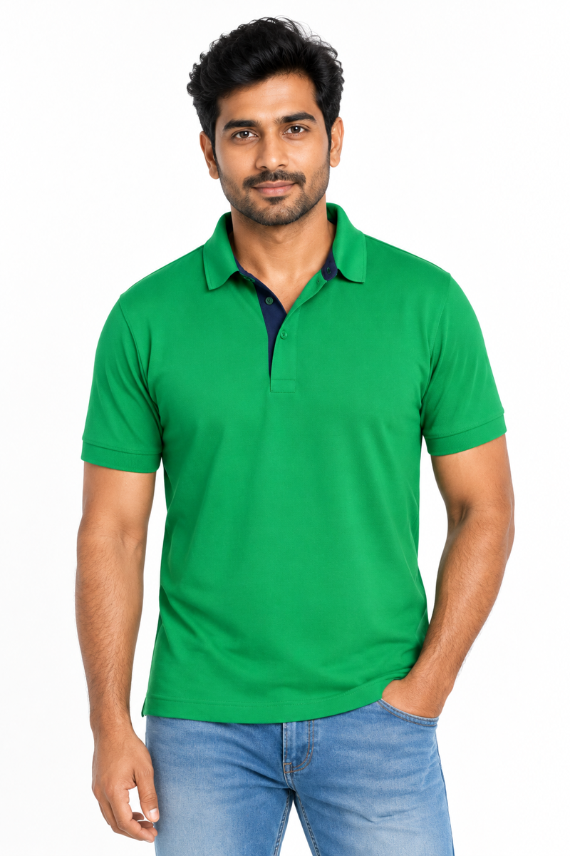 Armor Polo Pro Indian Green Color T-shirt